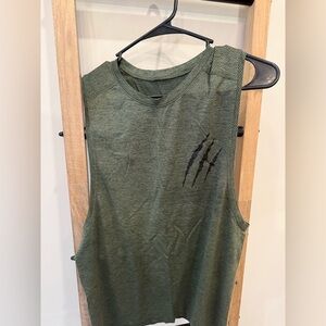 Lululemon Athletica Men’s Army green Sleeveless -S